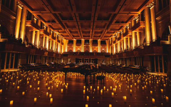 go to a gig with a difference with a candlelight concert