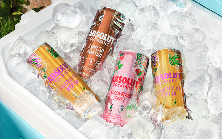 Absolut cocktail cans