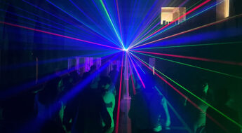 club night with lights in a church brighton