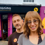 Lonnie and Nicky Allon in front of Nanima Asian Kitchen